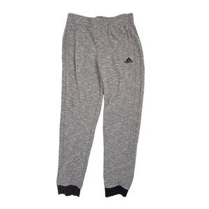 Adidas Boy's Cotton-Blend Joggers Gray Size L 14/16